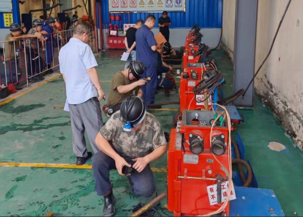 崔莊煤礦舉辦機(jī)電維修技術(shù)大比武活動(dòng)